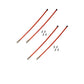 Qty 2: Pair of 36" Orange Blade Markers Fits Hiniker Replaces 2036