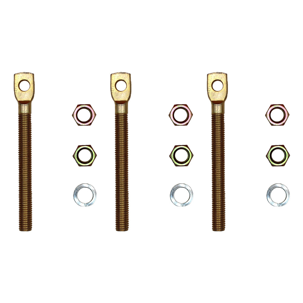 Qty 3: Snow Plow Eyebolt w/ Nuts Fits Blizzard Replaces 09124