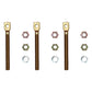 Qty 3: Snow Plow Eyebolt w/ Nuts Fits CURTIS Replaces 09124