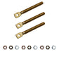 Qty 3: Snow Plow Eyebolt w/ Nuts Fits Sno-Way Replaces 09124