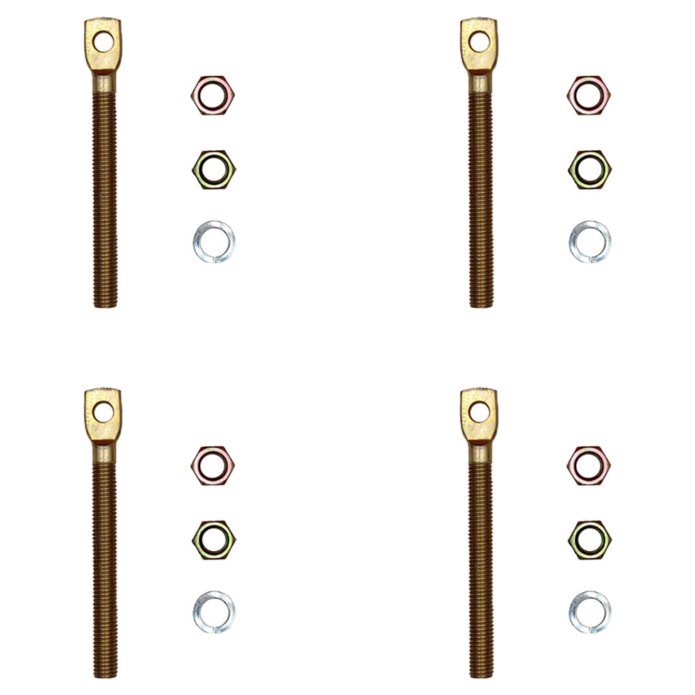Qty 4: Snow Plow Eyebolt w/ Nuts Fits Blizzard Replaces 09124