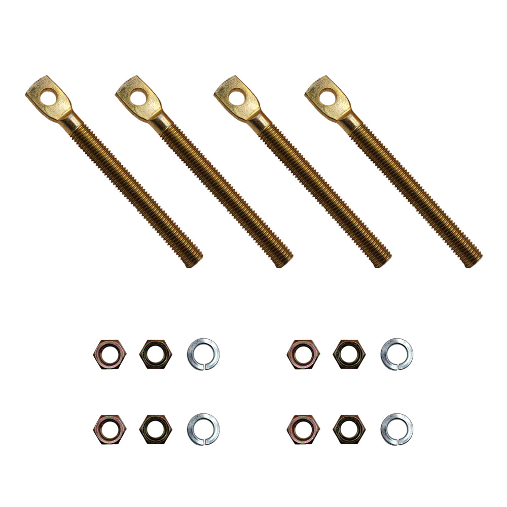 Qty 4: Snow Plow Eyebolt w/ Nuts Fits Arctic Replaces 09124