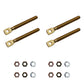 Qty 4: Snow Plow Eyebolt w/ Nuts Fits Western Replaces 09124