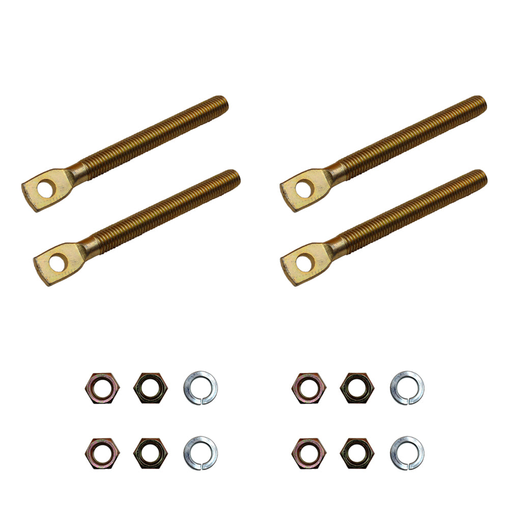 Qty 4: Snow Plow Eyebolt w/ Nuts Fits Hiniker Replaces 09124