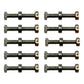 Qty 10: Shear Pin with Nut & Spacer
 Fits AYP Replaces 9524MA
