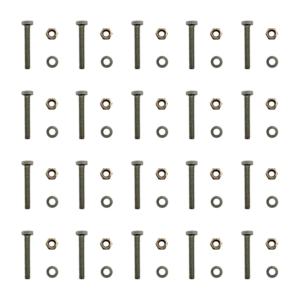Qty 20: Shear Pin with Nut & Spacer
 Fits Sears Replaces STW60-0017_x20