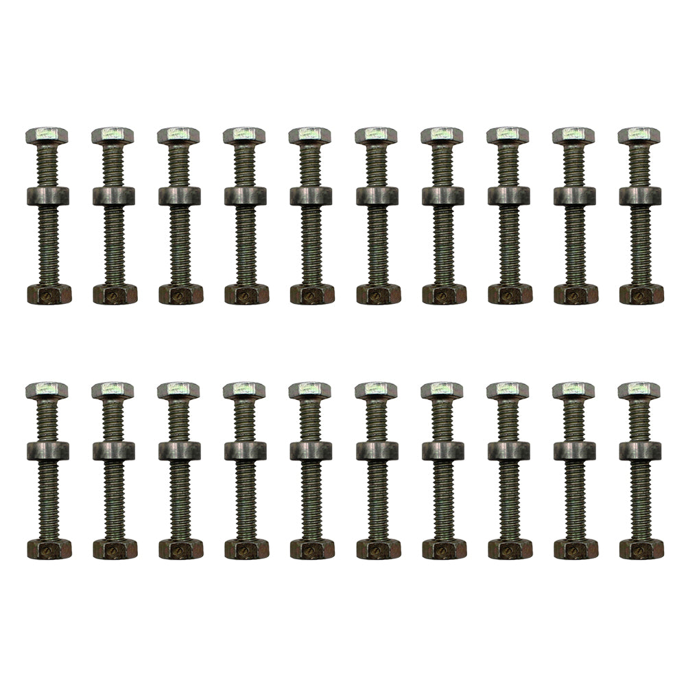 Qty 20: Shear Pin with Nut & Spacer
 Fits Sears Replaces STW60-0017_x20