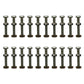 Qty 20: Shear Pin with Nut & Spacer
 Fits Allis Chalmers Replaces 1501216MA