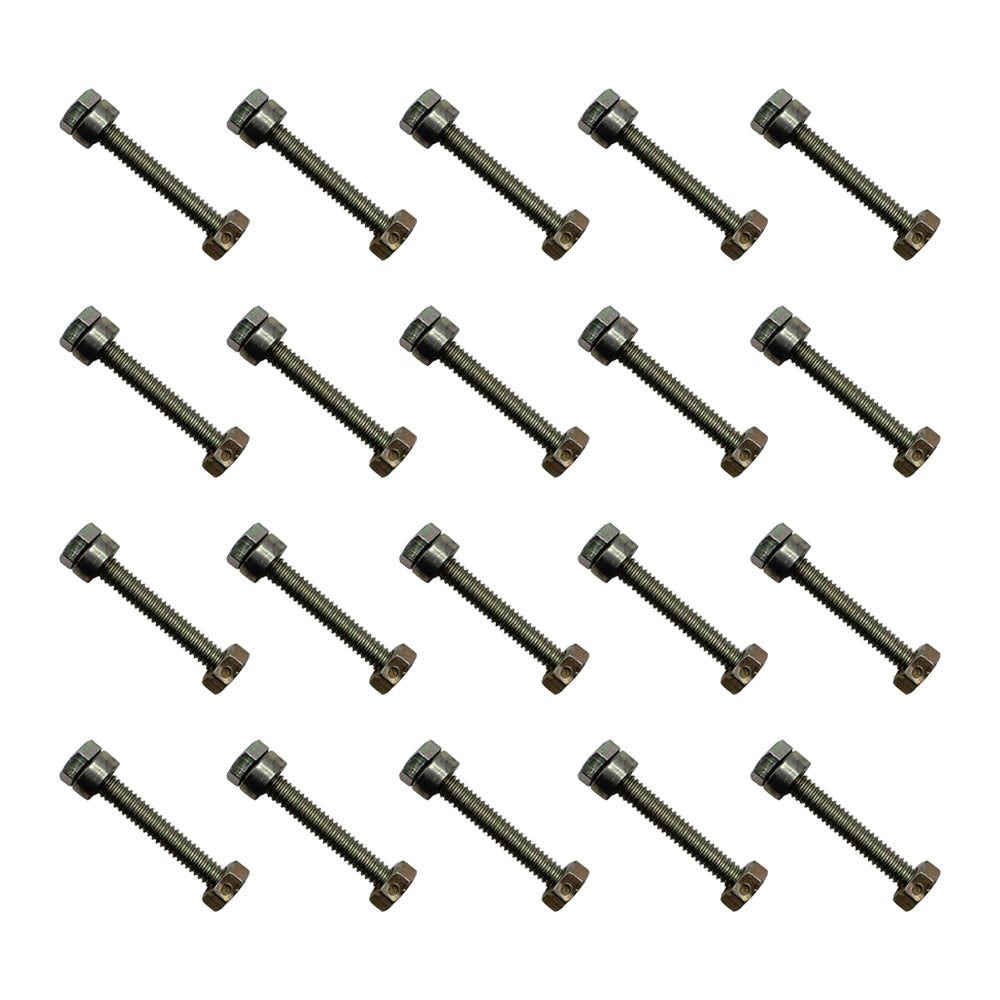 Qty 20: Shear Pin with Nut & Spacer
 Fits Simplicity Replaces 1501216MA