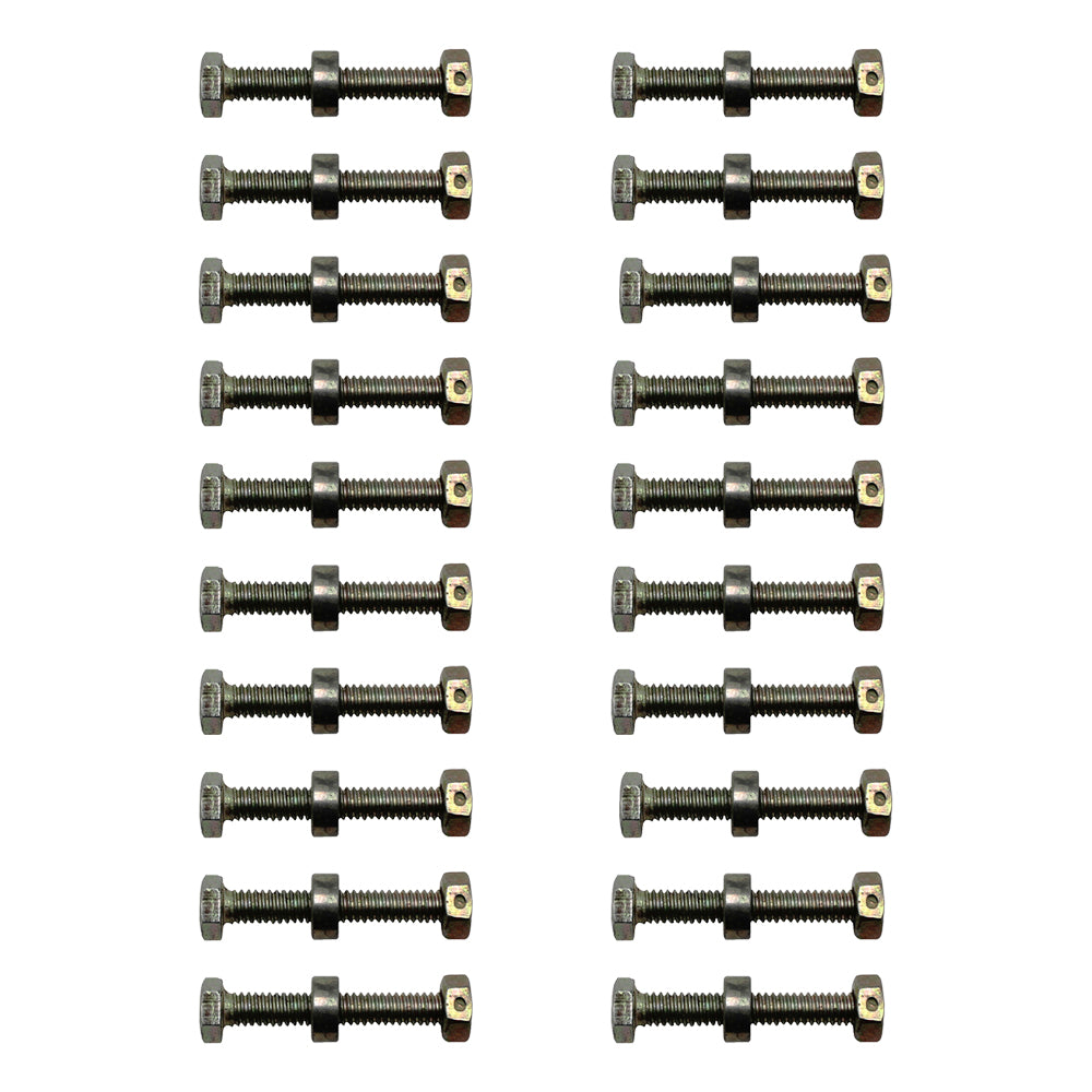 Qty 20: Shear Pin with Nut & Spacer
 Fits Allis Chalmers Replaces 1501216MA