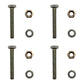 Qty 4: Shear Pin with Nut & Spacer Fits Sears Replaces STW60-0017_x4