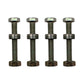 1501216MA Set of Four New Shear Bolts Lock Nuts with Spacers Fits Murray 88951MA