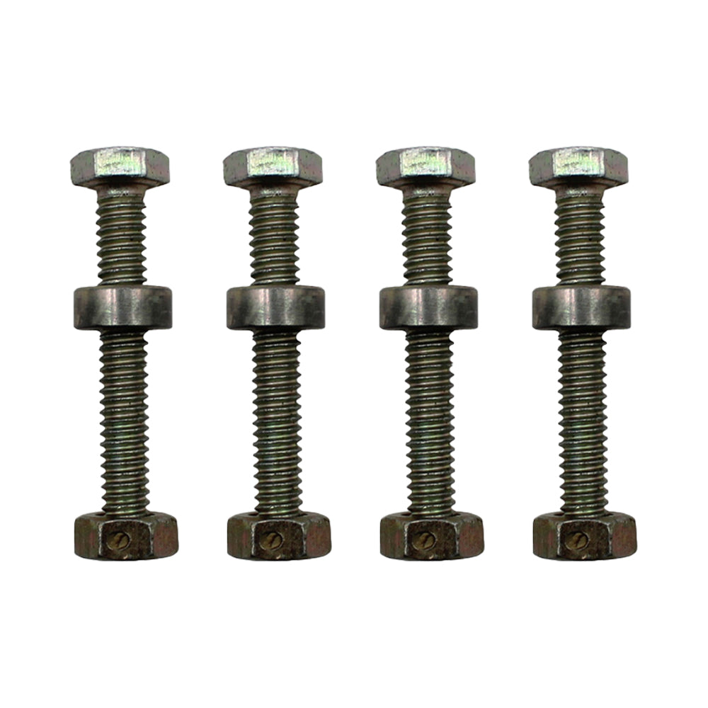 1501216MA Set of Four New Shear Bolts Lock Nuts with Spacers Fits Murray 88951MA
