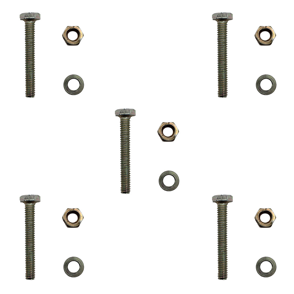 (Pack of 5) Shear Pin Bolt, Nut & Spacer for Noma, AMF & Dynamark 301172 Snow