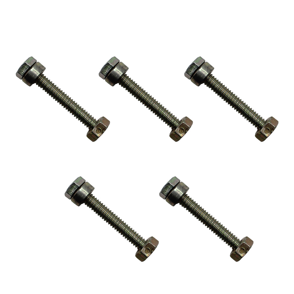 5 Pack Snowblower Shear Pins Nuts Fits Murray 1501216 1501216MA 9524MA 3943MA