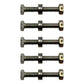 5 Pack Snowblower Shear Pins Nuts Fits Murray 1501216 1501216MA 9524MA 3943MA