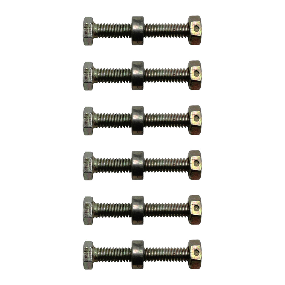 Qty 6: Shear Pin with Nut & Spacer Fits Sears Replaces STW60-0017_x6