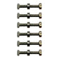 Qty 6: Shear Pin with Nut & Spacer Fits AYP Replaces 9524MA