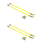 (2) 26" Snow Plow Blade Marker Guide Kit Yellow for Diamond Meyer 09916 Snowplow