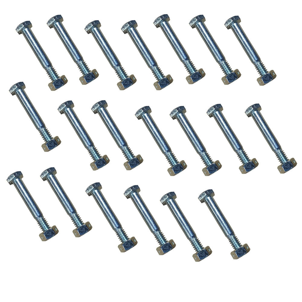 Qty 20: Shear Pins with Nut Fits Stiga Replaces 1812-9005-01