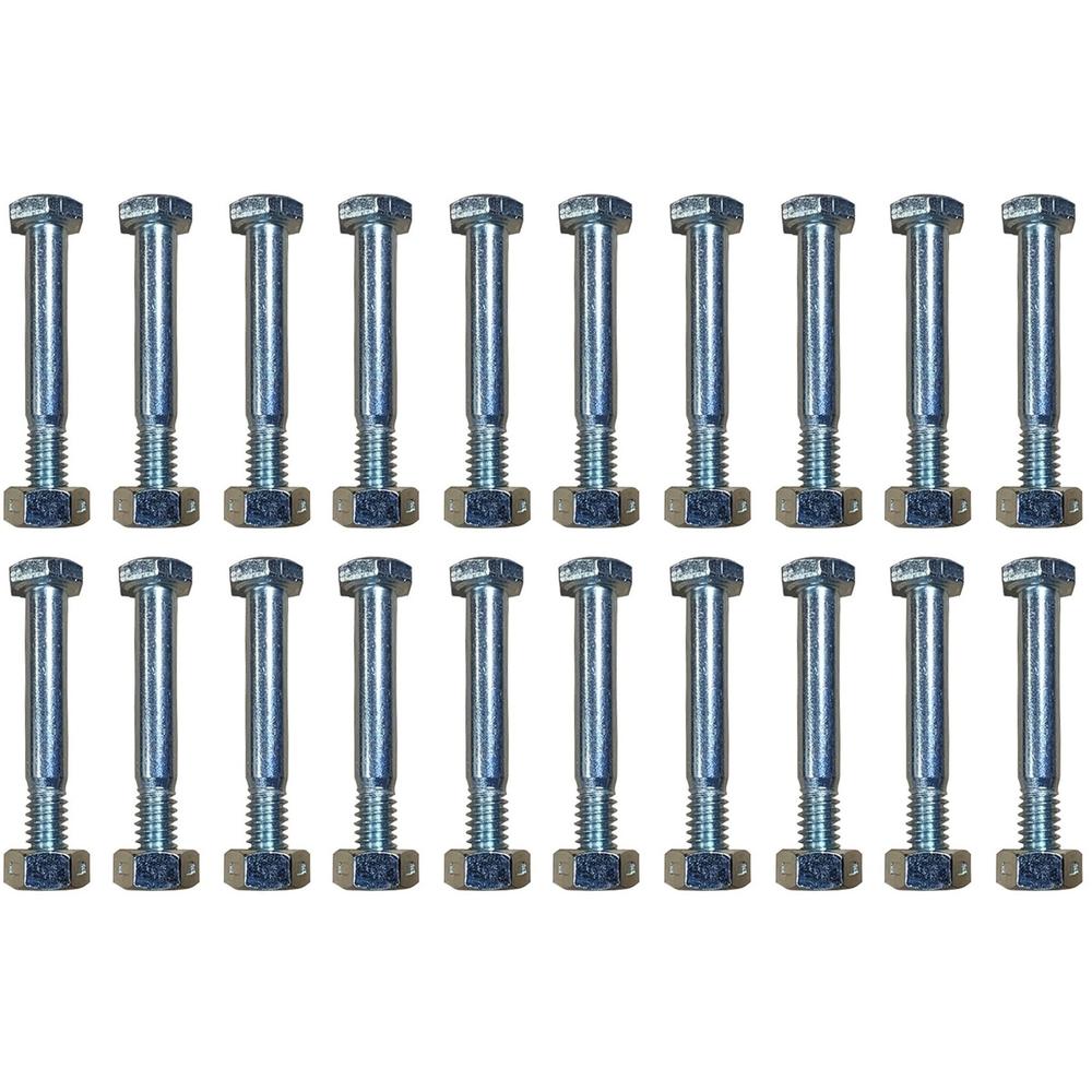 Qty 20: Shear Pins with Nut Fits Stiga Replaces 1812-9005-01