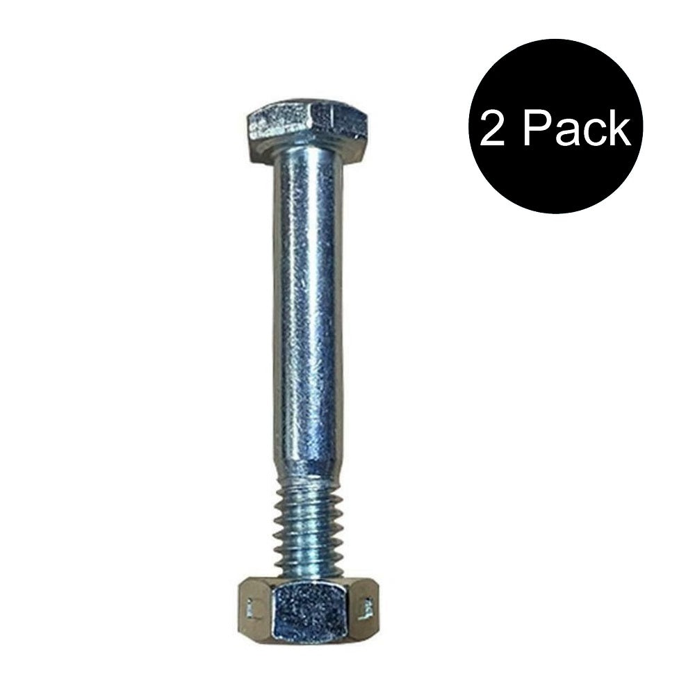 Qty 2: Shear Pins with Nut, 1-3/4" x 1/4" Fits Stiga Replaces 1812-9005-01