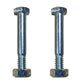 Qty 2: Shear Pins with Nut, 1-3/4" x 1/4" Fits Stiga Replaces 1812-9005-01