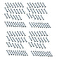 Qty 50: Shear Pin with Nut Fits Stiga Replaces 1812-9005-01