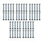 Set of 50 Shear Pins & Lock Nuts fits Ariens 510016 AM123342 342449