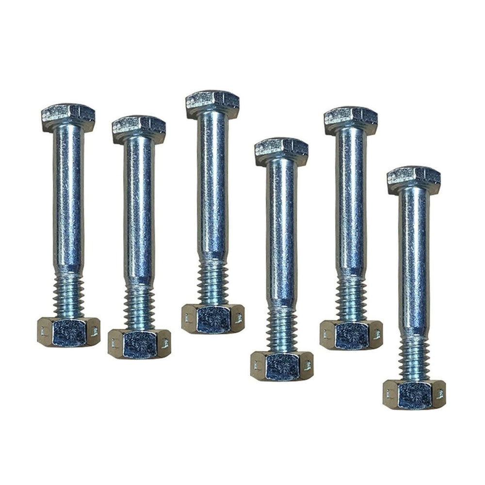 Qty 6: Shear Pins with Nut Fits Homelite Replaces 342449