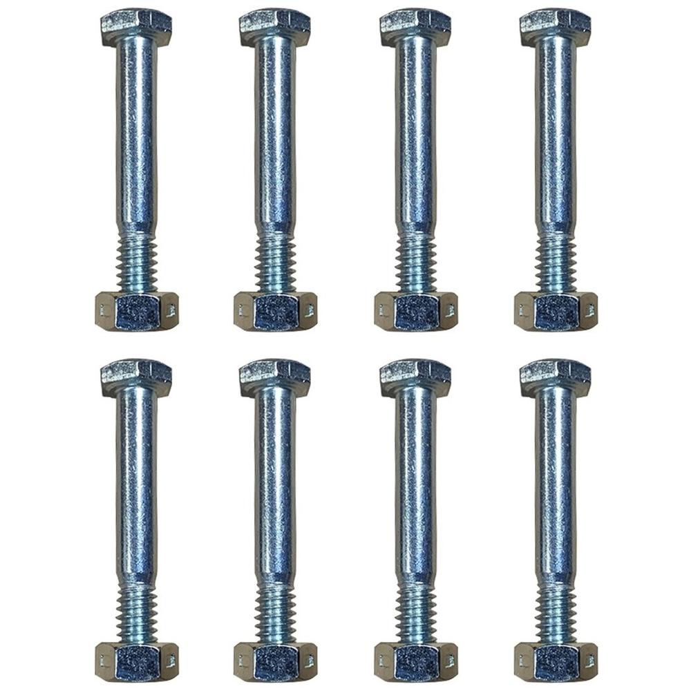Qty 8: Shear Pins with Nut, 1-3/4" x 1/4" Fits Universal Products