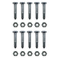 10PK 918 Rotary Shear Pins & Nuts Compatible With Ariens 532005, 53200500