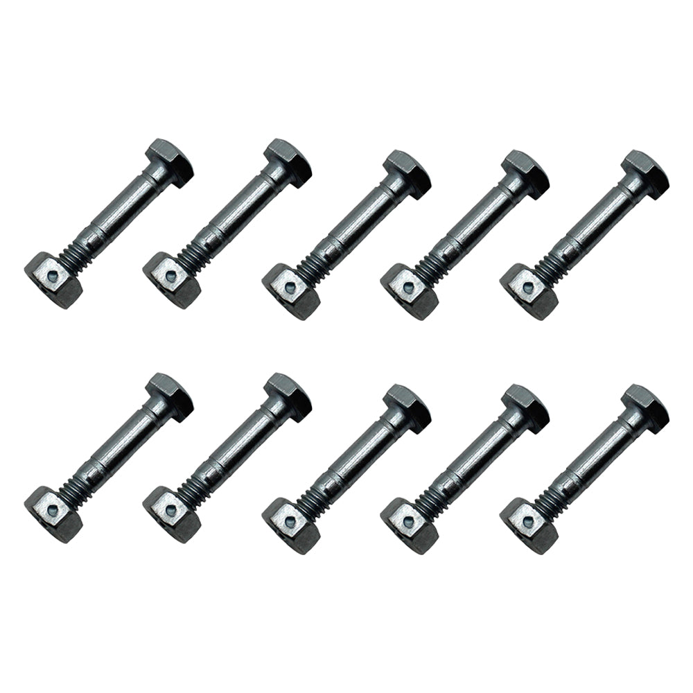 (Pack of 10) Shear Pin Bolt & Nut for Ariens - Gravely 53200500 Snow Blower