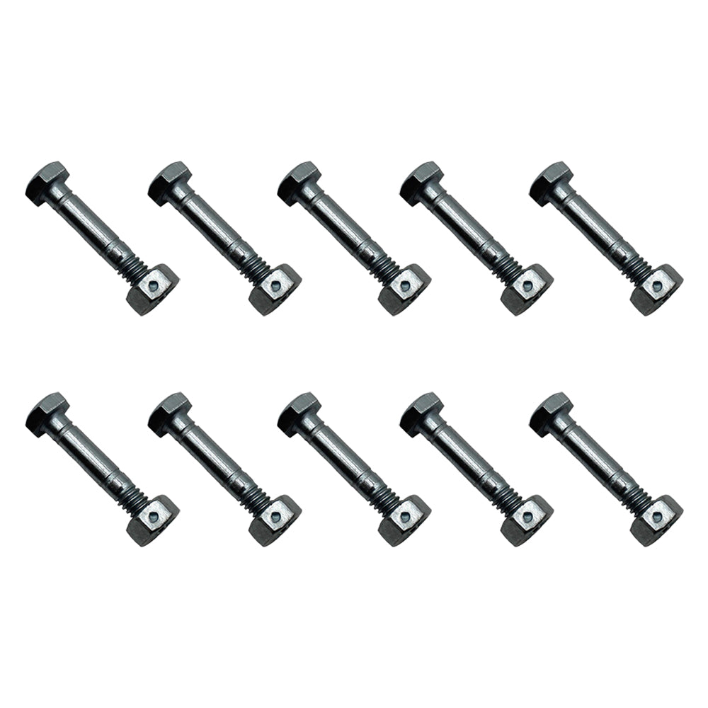 (Pack of 10) Shear Pin Bolt & Nut for Ariens - Gravely 53200500 Snow Blower