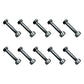 10 Pack Shear Pins and Nuts fits Ariens 532005 53200500 05907100 532-005