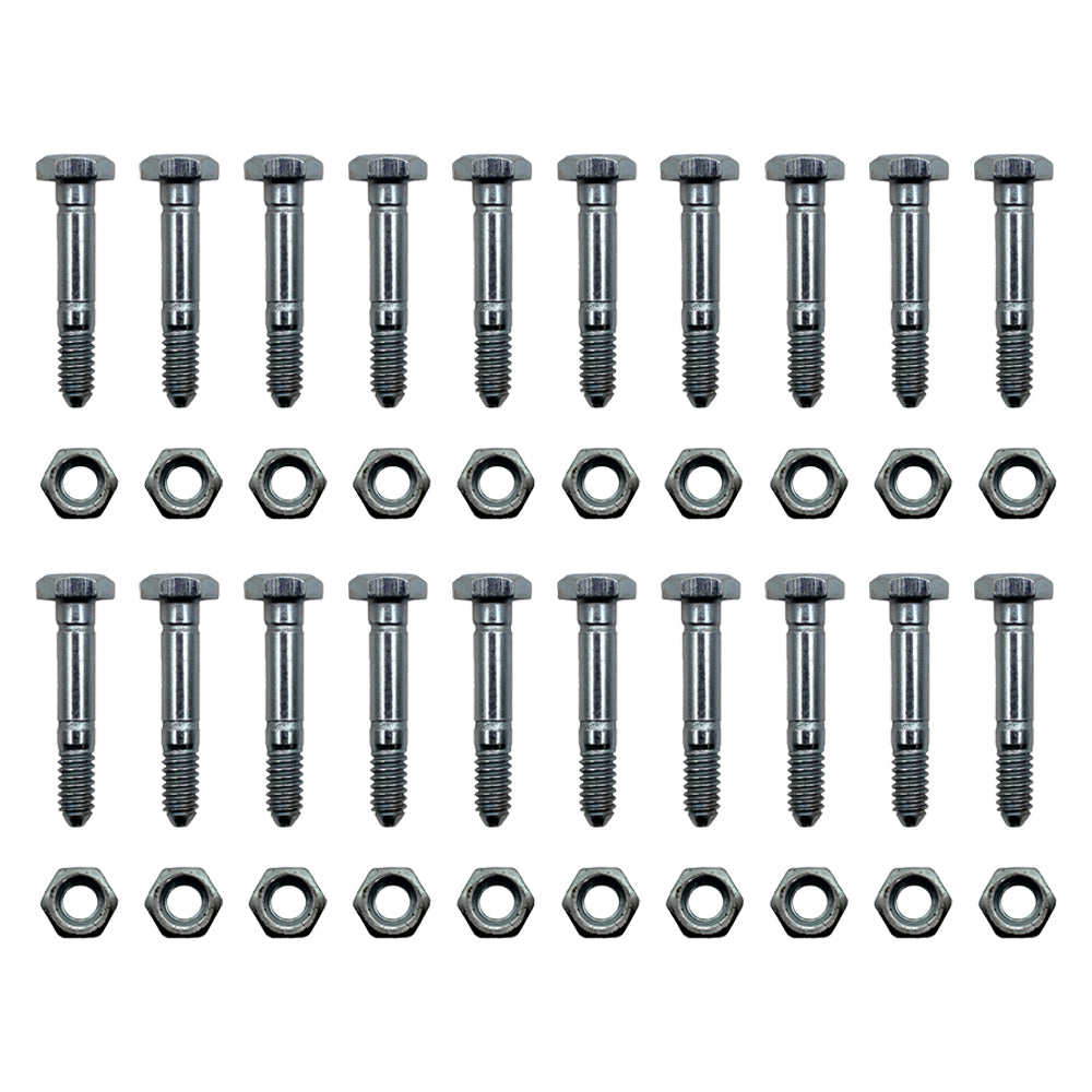 Qty 20: 1-9/16" x 1/4" Shear Pin with Nut Fits John Deere Replaces A122156