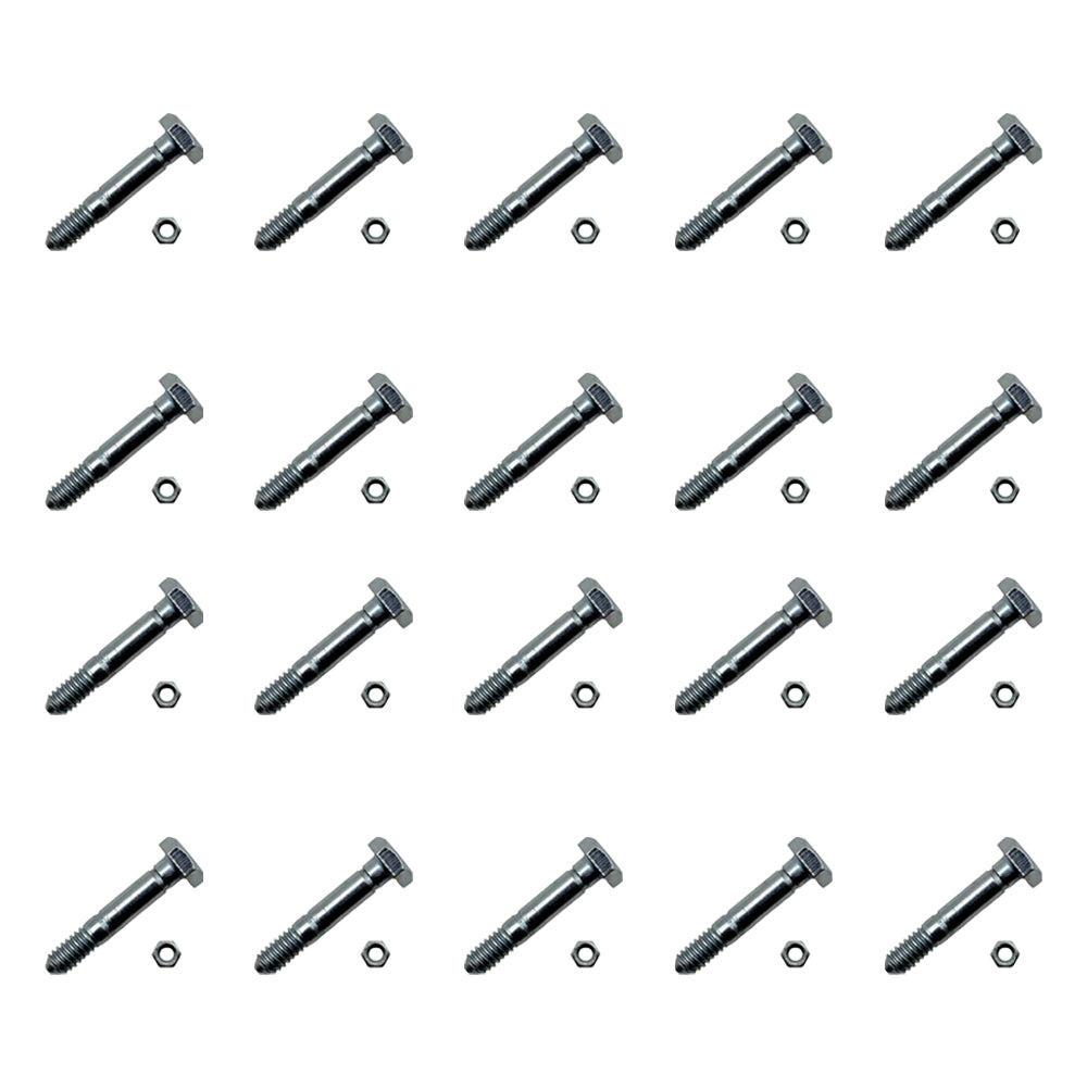 Qty 20: 1-9/16" x 1/4" Shear Pin with Nut Fits John Deere Replaces A122156