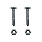 2 Pack Shear Pins Lock Nuts 1-9/16" x 1/4" fits Ariens ST520 ST524 ST624 ST724