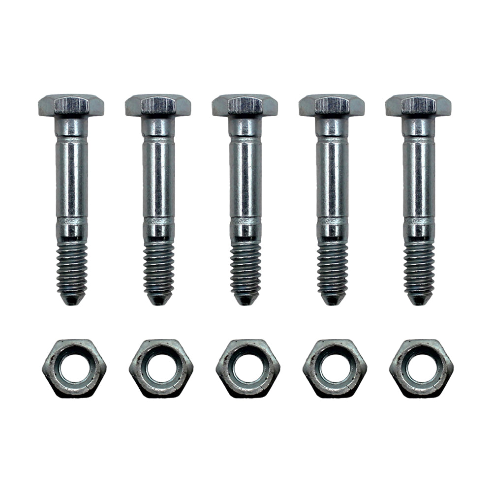 5 SnowBlower 1-9/16 x 1/4" Shear Pins & Nuts for Ariens 53200500 532005 05907100