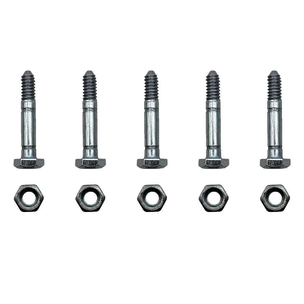 5 SnowBlower 1-9/16 x 1/4" Shear Pins & Nuts for Ariens 53200500 532005 05907100