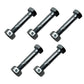 Qty 5: 1-9/16" x 1/4" Shear Pin with Nut
 Fits Ariens Replaces 05907100