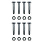 Qty 8: 1-9/16" x 1/4" Shear Pin with Nut Fits Ariens Replaces 05907100
