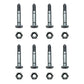 (8) Shear Pin w/ Nut 1-9/16"x1/4" Fits John Deere 524D 724D 826D 1332DDE