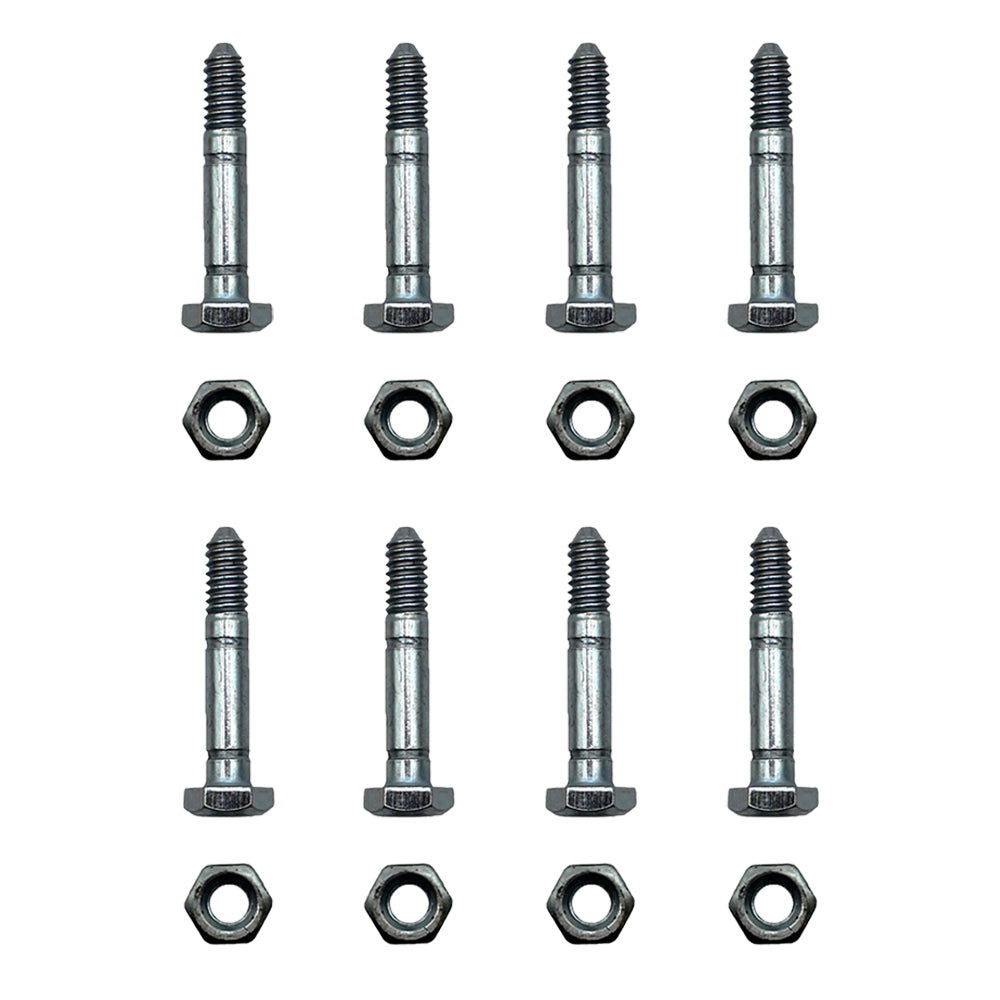 (8) Shear Pin w/ Nut 1-9/16"x1/4" Fits John Deere 524D 724D 826D 1332DDE