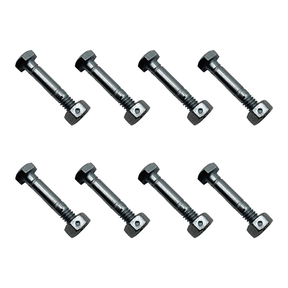 Qty 8: 1-9/16" x 1/4" Shear Pin with Nut Fits Ariens Replaces 05907100