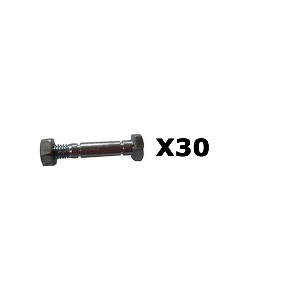 Qty 30: 2-1/8" x 5/16" Shear Pin with Nut Fits Prime Line Replaces 7-04369