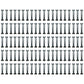 (Pack of 100) Shear Pin Bolt & Nut for Ariens 51001500, 510015, 01019500, 10195