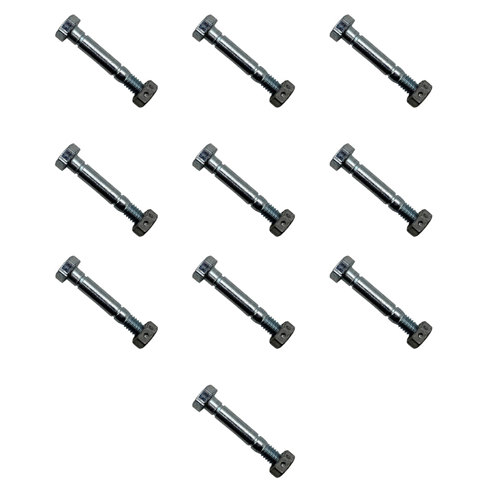 (Pack of 10) Shear Pin Bolt & Nut for Ariens 51001500, 510015, 01019500, 10195