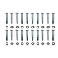 Qty 20: 2-1/8" x 5/16" Shear Pin with Nut Fits Ariens Replaces 51001500