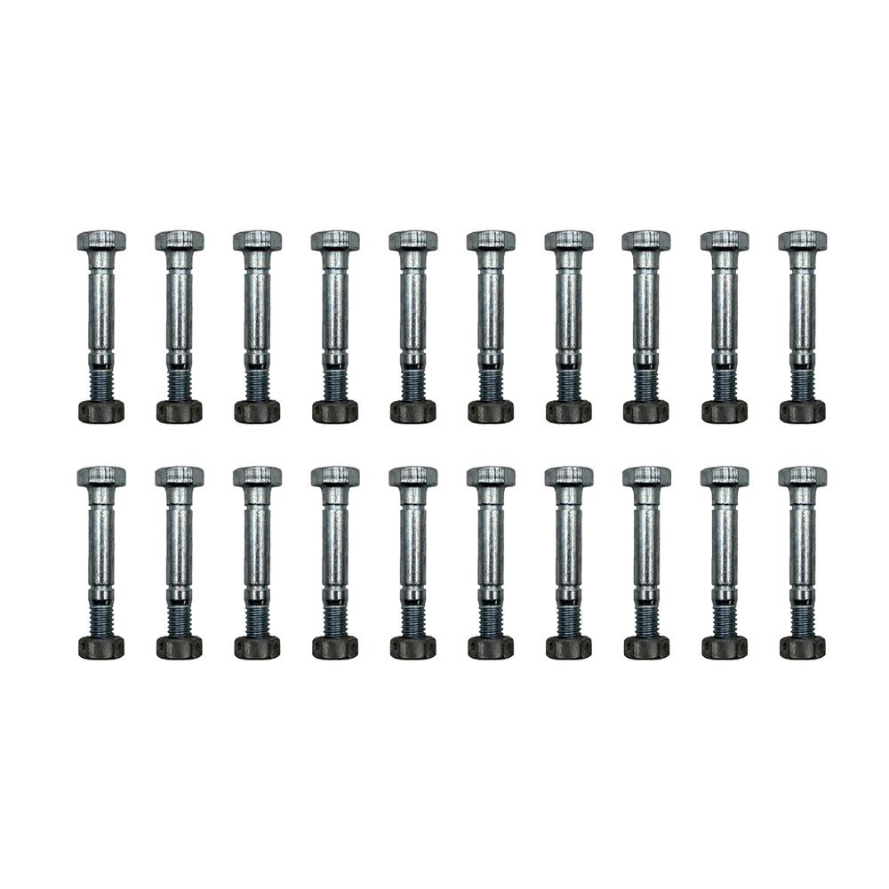 Qty 20: 2-1/8" x 5/16" Shear Pin with Nut Fits Toro Replaces 3285-11